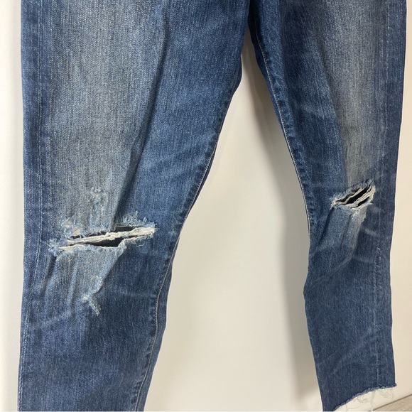 Citizens of Humanity Liya High Rise Classic Fit Crop with Distressed Hem, 26 - Picture 3 of 14